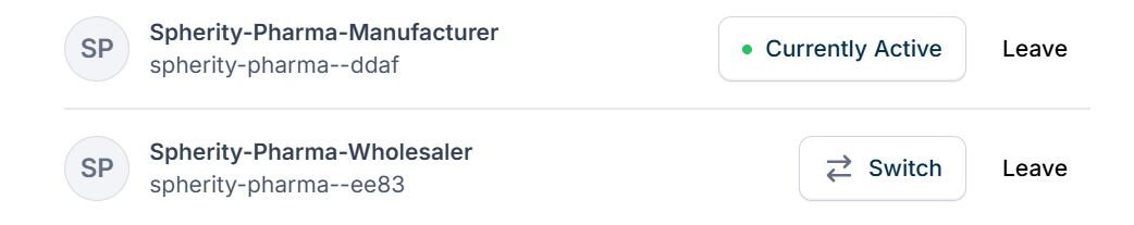 CARO Trading Partner Account Settings